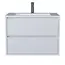Тумба подвесная  Uperwood Next Premium  белая, 1/2 ящика