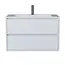 Тумба подвесная  Uperwood Next Premium  белая, 1/2 ящика