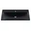 Раковина для ванной кварцевая Uperwood Foster Quartz черная матовая (уголь)