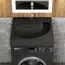 Раковина над стиральной машиной Uperwood Comforty 60х60х11 см, черная матовая