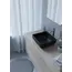 Раковина для ванной накладная Uperwood Florida квадратная, бетон, цвет черный