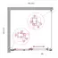 Душевой уголок BelBagno LUCE-A-1-100/100-C-Cr