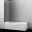 Стеклянная шторка WasserKRAFT Tauber 64S02-80/100