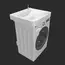Раковина над стиральной машиной 1 Marka Laundry  60*60 см