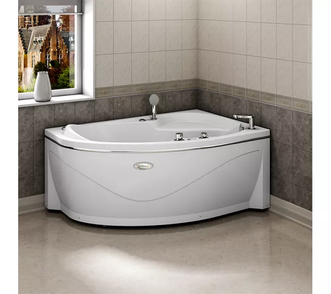 Ванна акриловая  Radomir Амелия 160х105 с фронт.панелью, Ориентация: Правая