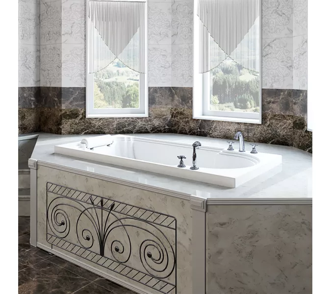 Ванна акриловая Radomir Fra Grande АНАБЕЛЬ 170х85 (хром), Выбрать цвет: Хром, изображение 8