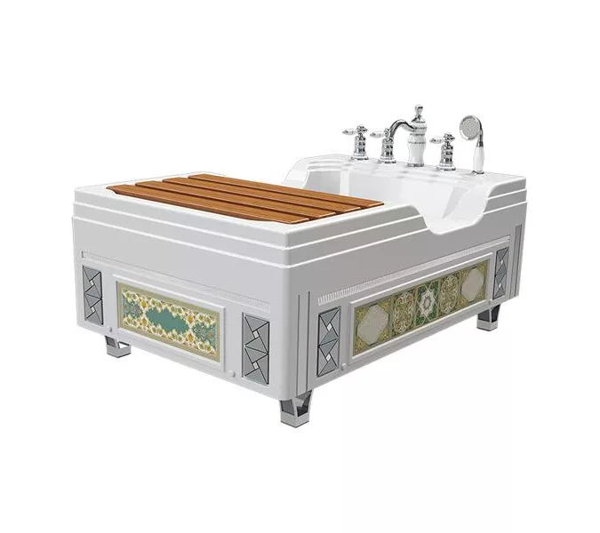 Ванна акриловая  для омовения Radomir ТАХАРАТ 120х80, изображение 8