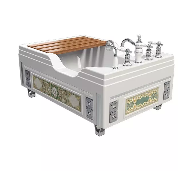 Ванна акриловая  для омовения Radomir ТАХАРАТ 120х80, изображение 10