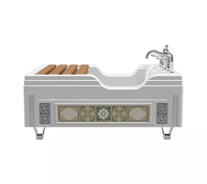 Ванна акриловая  для омовения Radomir ТАХАРАТ 120х80, изображение 9