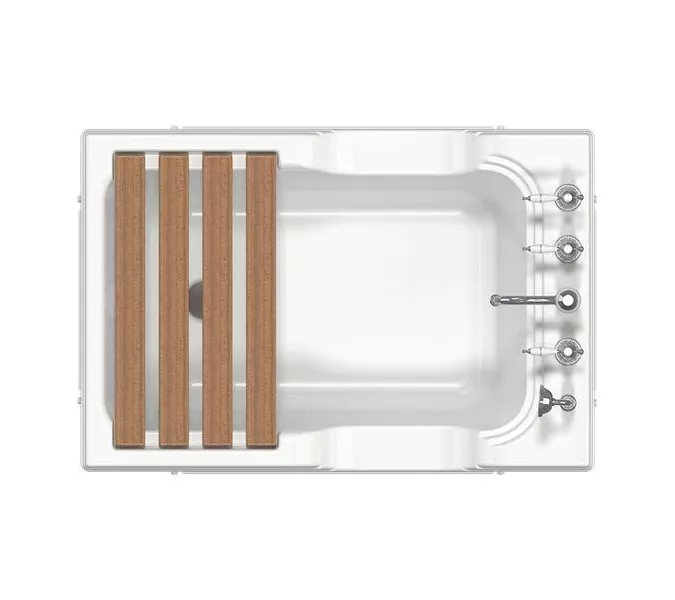 Ванна акриловая  для омовения Radomir ТАХАРАТ 120х80, изображение 6