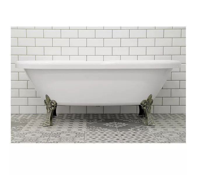 Ванна акриловая  RADOMIR Леонесса на ножках Лилия бронза 175х80, Выбрать цвет: Бронза, изображение 7