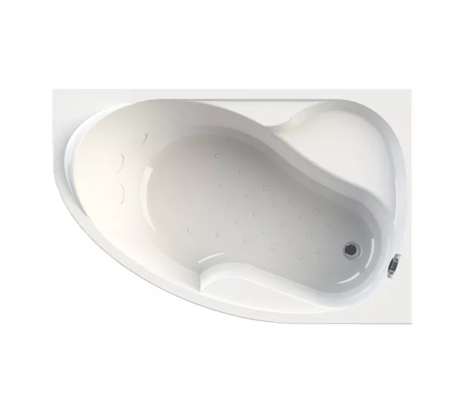 Ванна акриловая  Radomir Амелия 160х105 с фронт.панелью, Ориентация: Правая, изображение 2