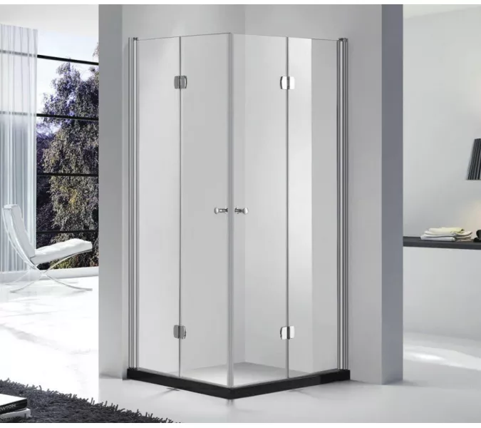 Душевая дверь складная Gemy Dutch Windmill 100 см прозрачное стекло, изображение 2