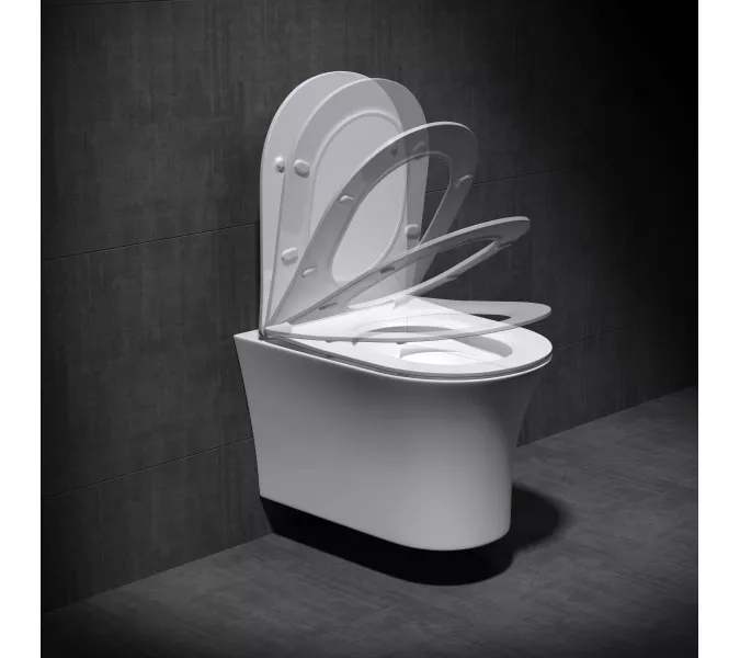 Унитаз Timo Keramiikka REKO напольный/подвесной, Внешний вид: Подвесной, изображение 7