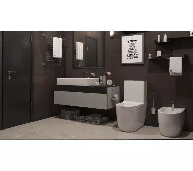 Унитаз напольный Timo Keramiikka KULO, изображение 5