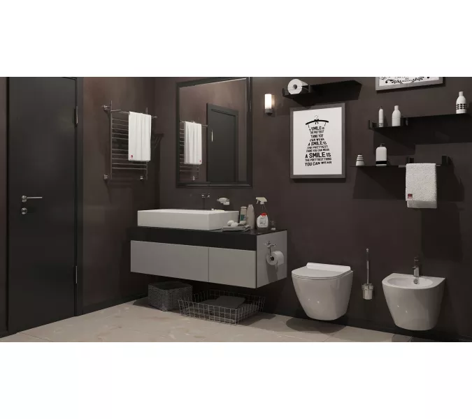 Унитаз подвесной Timo Keramiikka KULO, Выбрать цвет: Белый, изображение 5