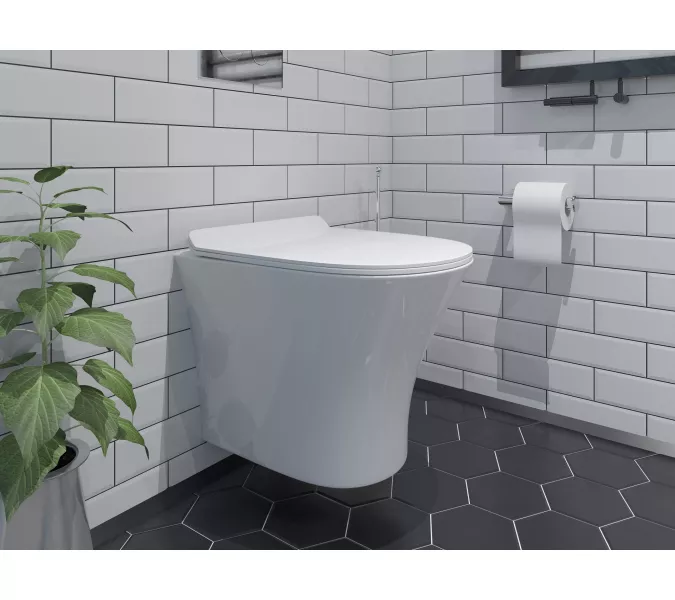 Унитаз Timo Keramiikka REKO напольный/подвесной, Внешний вид: Подвесной, изображение 10