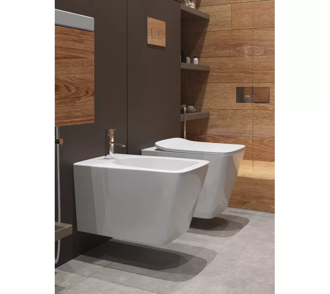 Унитаз подвесной Timo Keramiikka SOLI TK-303, Выбрать цвет: Белый, изображение 5