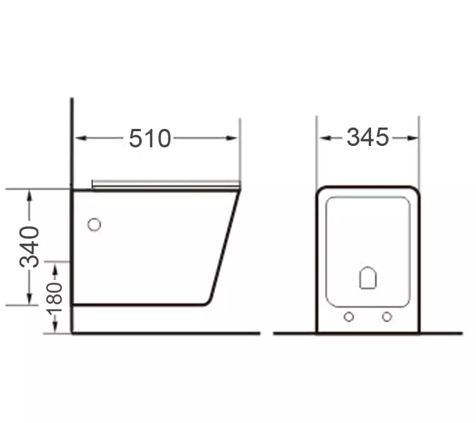 Унитаз подвесной Timo Keramiikka SOLI TK-303, Выбрать цвет: Белый, изображение 2