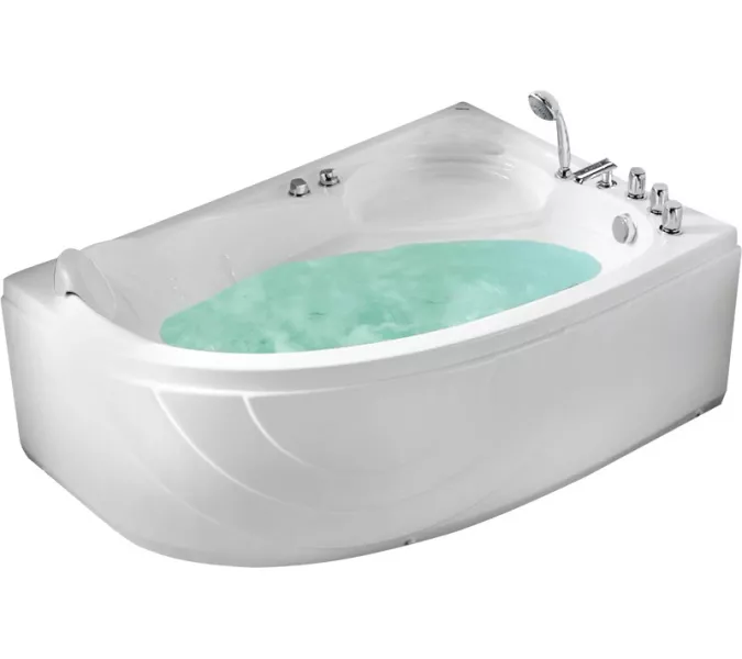 Акриловая гидромассажная ванна Gemy G9009 B, Ориентация: Правая