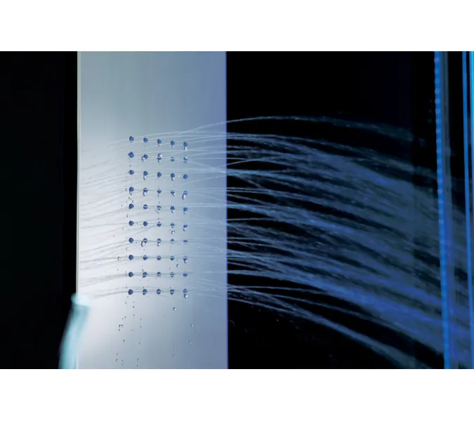 Душевая кабина с паром Orans SR-89106S black, Цвет стекла: прозрачное, Цвет профиля: Черный, Тип поддона: Низкий, Выбрать размер: 130x130, изображение 6