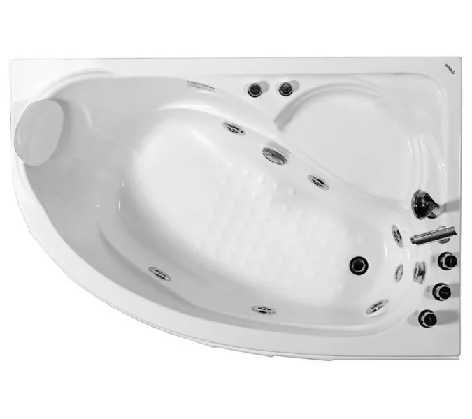 Акриловая гидромассажная ванна Gemy G9009 B, Ориентация: Правая, изображение 3