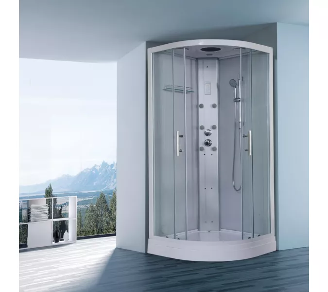 Душевая кабина четверть круга Orans SR-86150S   90х90х220 с паром