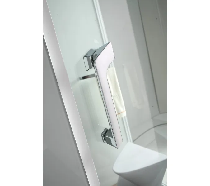 Душевая кабина с паром Orans SR-89106S white, Цвет стекла: прозрачное, Цвет профиля: Белый, Тип поддона: Низкий, Выбрать размер: 130x130, изображение 5