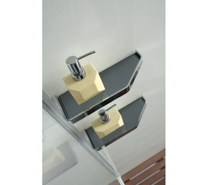 Душевая кабина с паром Orans SR-89106S white, Цвет стекла: прозрачное, Цвет профиля: Белый, Тип поддона: Низкий, Выбрать размер: 130x130, изображение 7