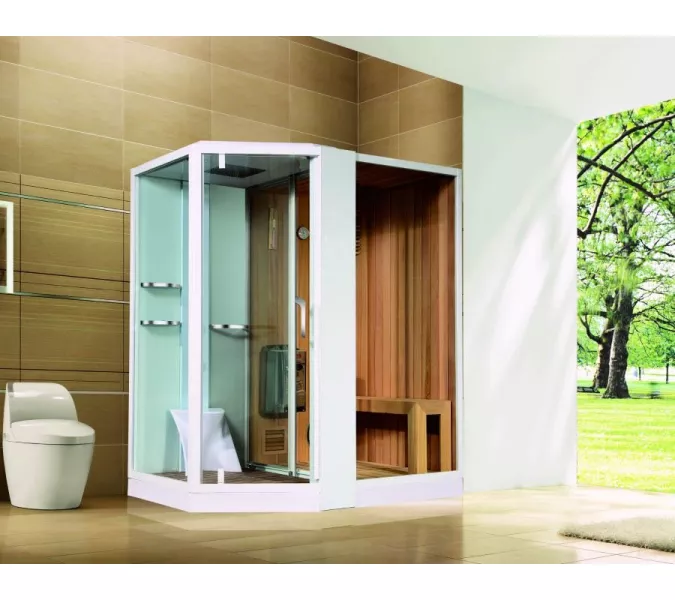 Душевая кабина с финской сауной Orans SR-89103S  L / R  white