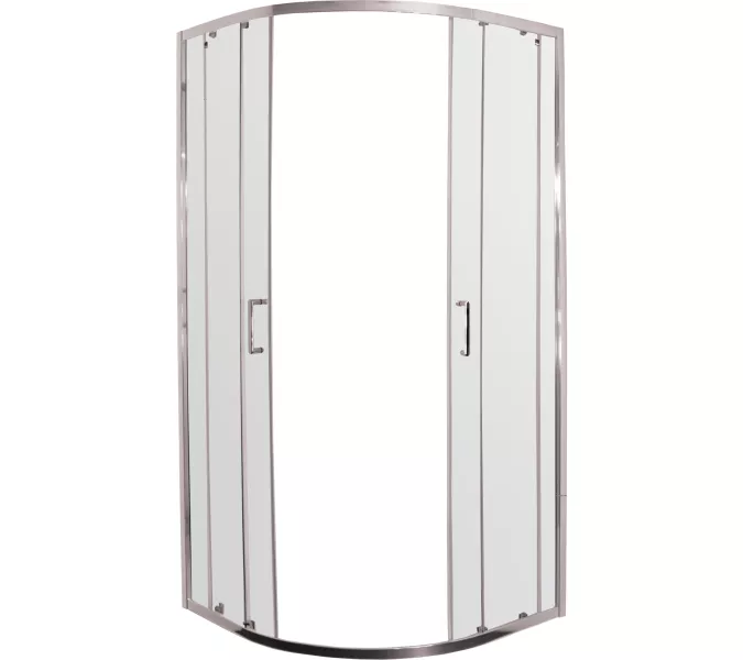 Душевое ограждение TIMO ALTTI четверть круга прозрачное стекло без поддона, Цвет стекла: прозрачное, Выбрать размер: 90х90