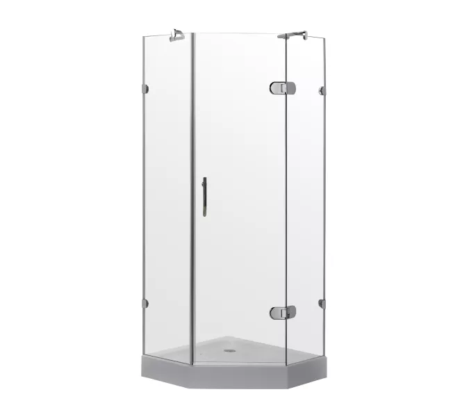 Душевое ограждение TIMO BY-839 прозрачное стекло с поддоном, Выбрать размер: 100х100
