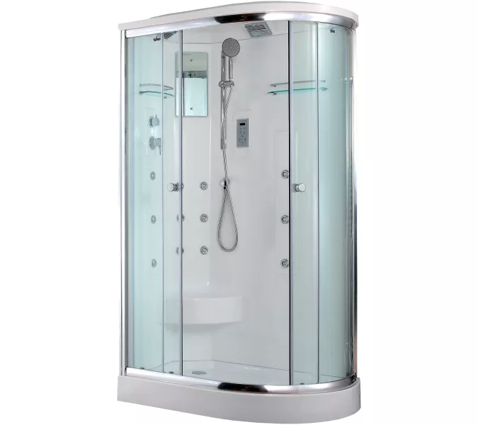 Душевая кабина асимметричная Timo LUX T-7702 L/R 120*85, Ориентация: Левая