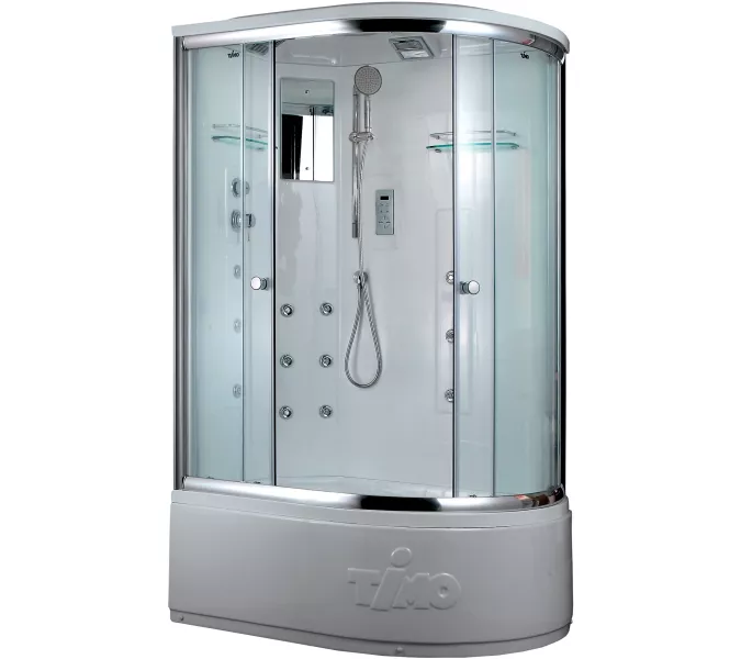 Душевая кабина асимметричная Timo LUX T-7720 L/R высокий поддон 120х85, Ориентация: Левая