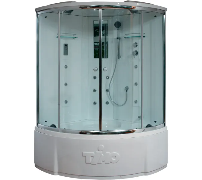 Душевая кабина четверть круга Timo LUX T-7725/7735/7755  высокий поддон, Выбрать размер: 120х120