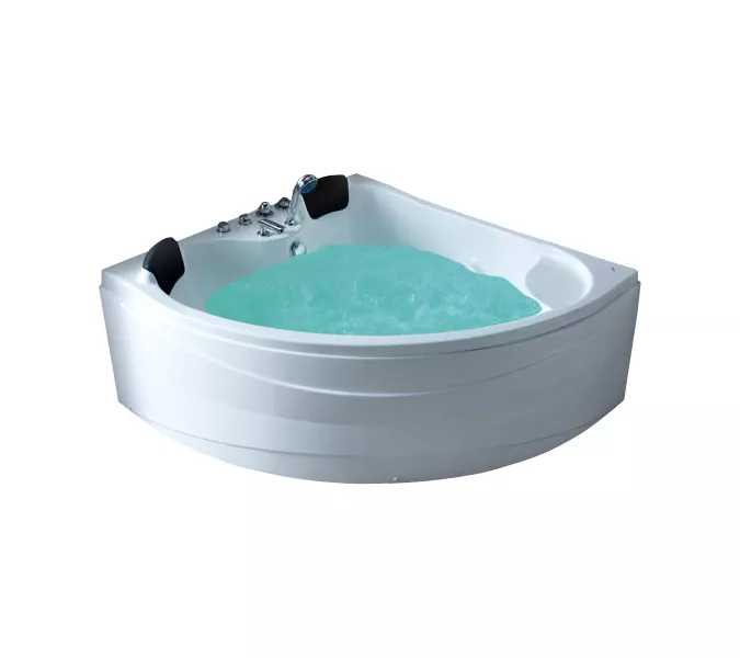 Акриловая гидромассажная ванна Gemy G9041  150*150, Комплектация: гидромассаж, хромотерапия