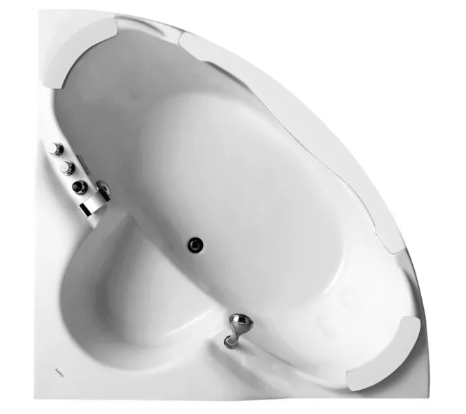 Акриловая гидромассажная ванна  Gemy G9025  155*155, Комплектация: без гидромассажа, изображение 2