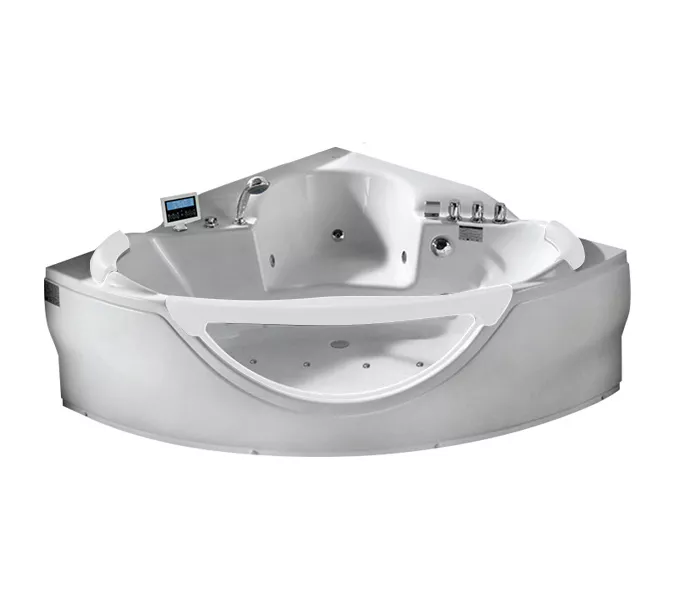 Акриловая гидромассажная ванна  Gemy G9025  155*155, Комплектация: гидромассаж, аэромассаж, электр.пульт,хромотерапия