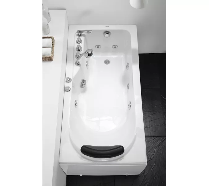 Акриловая гидромассажная ванна Gemy G9006-1.7 B, Ориентация: Правая, изображение 4