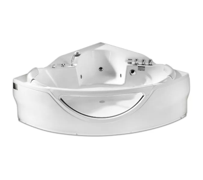 Акриловая гидромассажная ванна  Gemy G9025  155*155, Комплектация: гидромассаж, хромотерапия