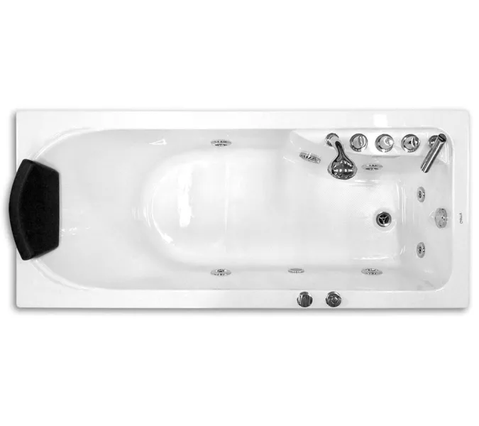 Акриловая гидромассажная ванна Gemy G9006-1.7 B, Ориентация: Правая, изображение 3
