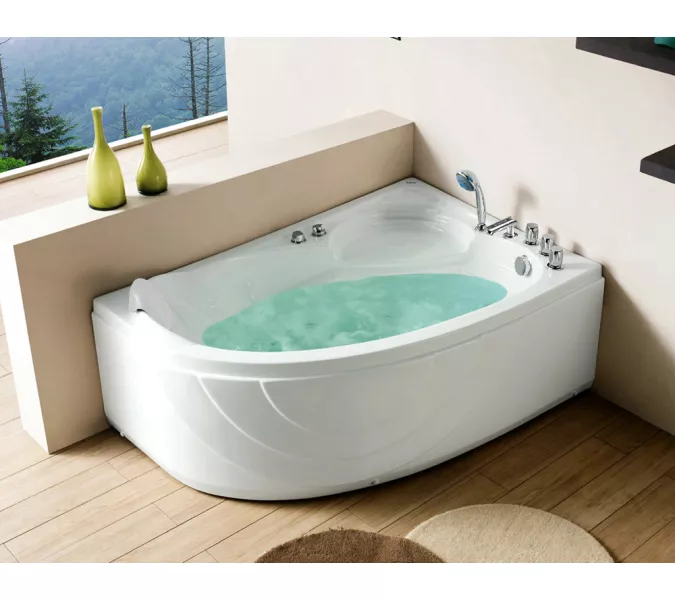 Акриловая гидромассажная ванна Gemy G9009 B, Ориентация: Правая, изображение 2