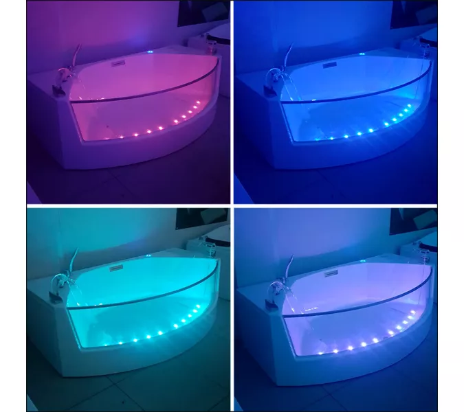 Акриловая гидромассажная ванна Gemy G9079  200*105, изображение 4