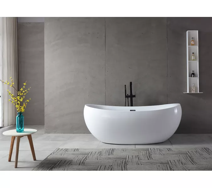 Акриловая ванна ABBER AB9236 170х80, изображение 9