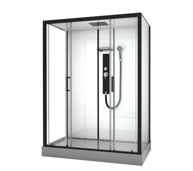 Душевая кабина без пара Black&White G8010 85х160 см прямоугольная