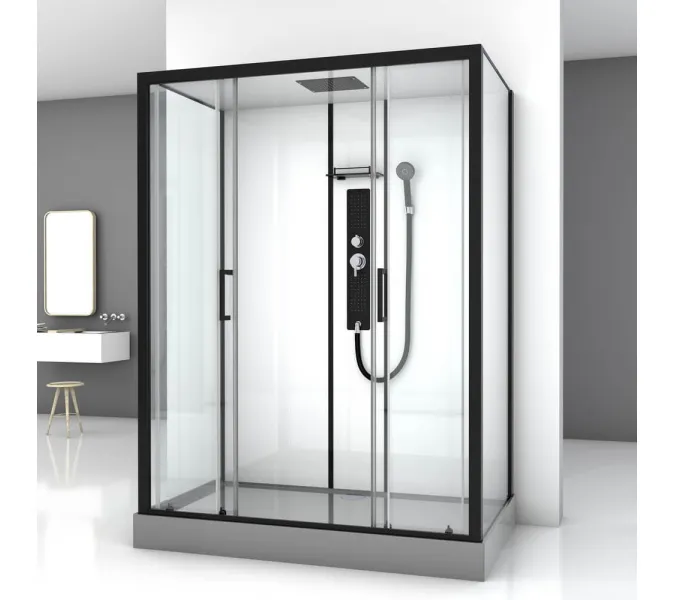 Душевая кабина без пара Black&White G8010 85х160 см прямоугольная, изображение 2