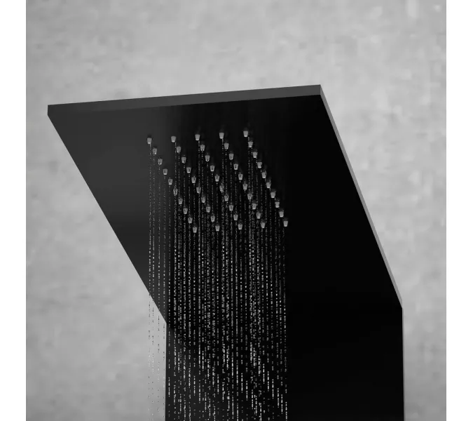 Душевая кабина Black&White G8701 без крыши 90х90 см четверть круга, изображение 5