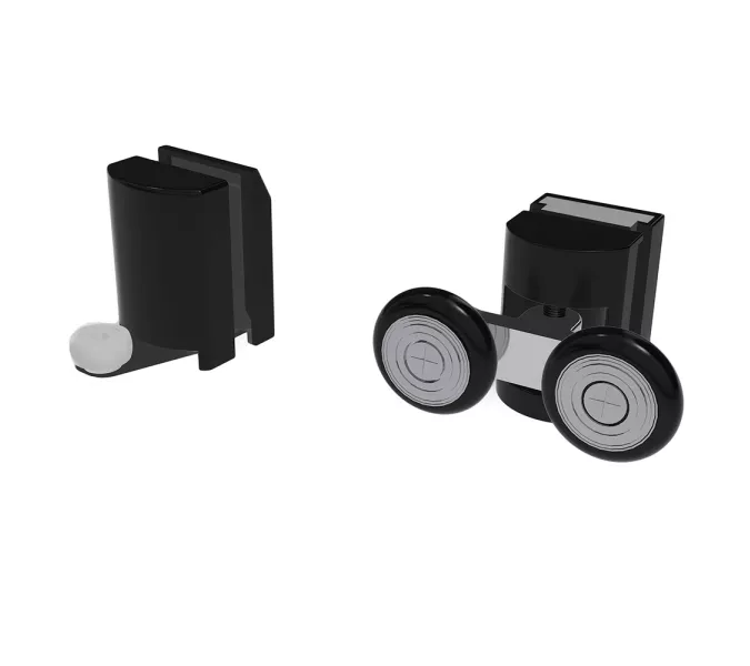 Душевая кабина Black&White G8701 без крыши 90х90 см четверть круга, изображение 12