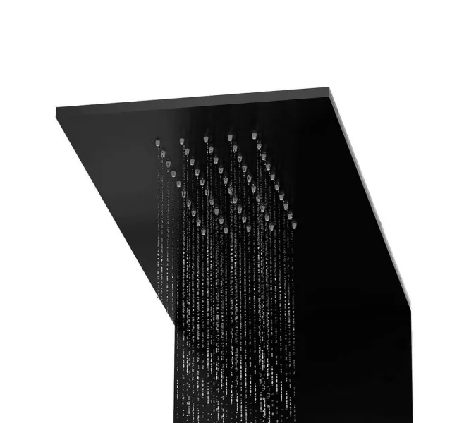 Душевая кабина Black&White G8701 без крыши 90х90 см четверть круга, изображение 6