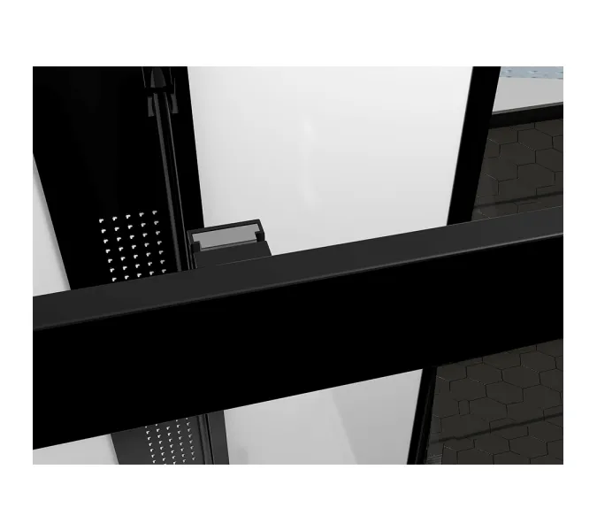 Душевая кабина Black&White G8708 без крыши 80х110 см прямоугольная, изображение 5